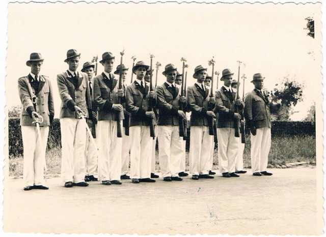 Schützenzug Treue Kameraden anno 1951